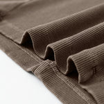 Falda larga maxi acanalada para mujer