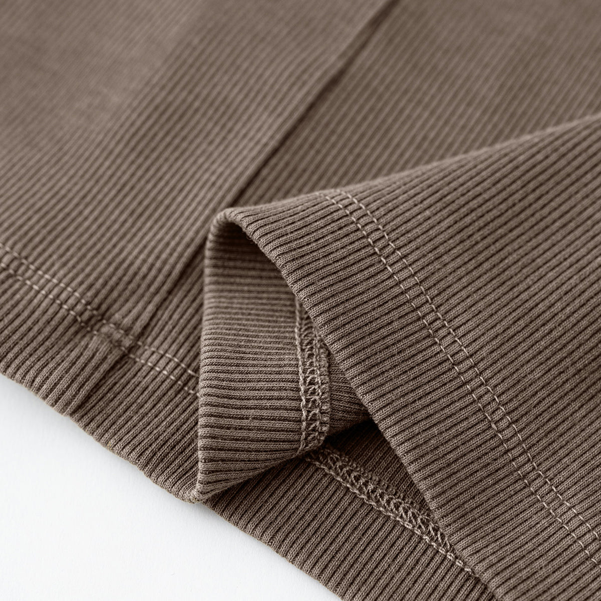 Falda larga maxi acanalada para mujer