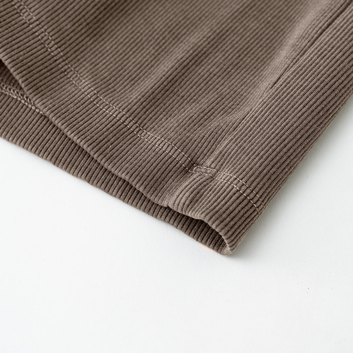 Falda larga maxi acanalada para mujer