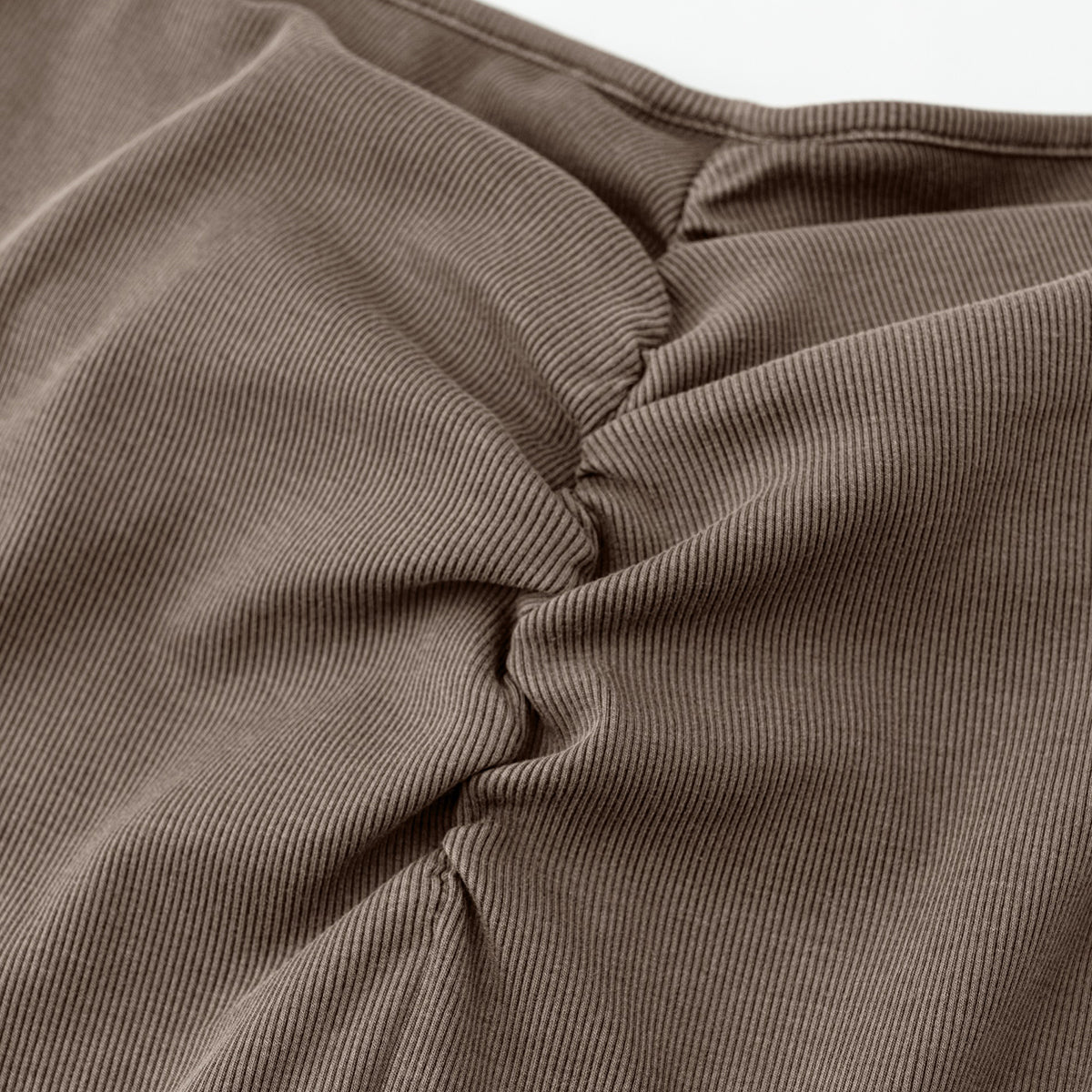 Falda larga maxi acanalada para mujer