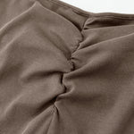 Falda larga maxi acanalada para mujer