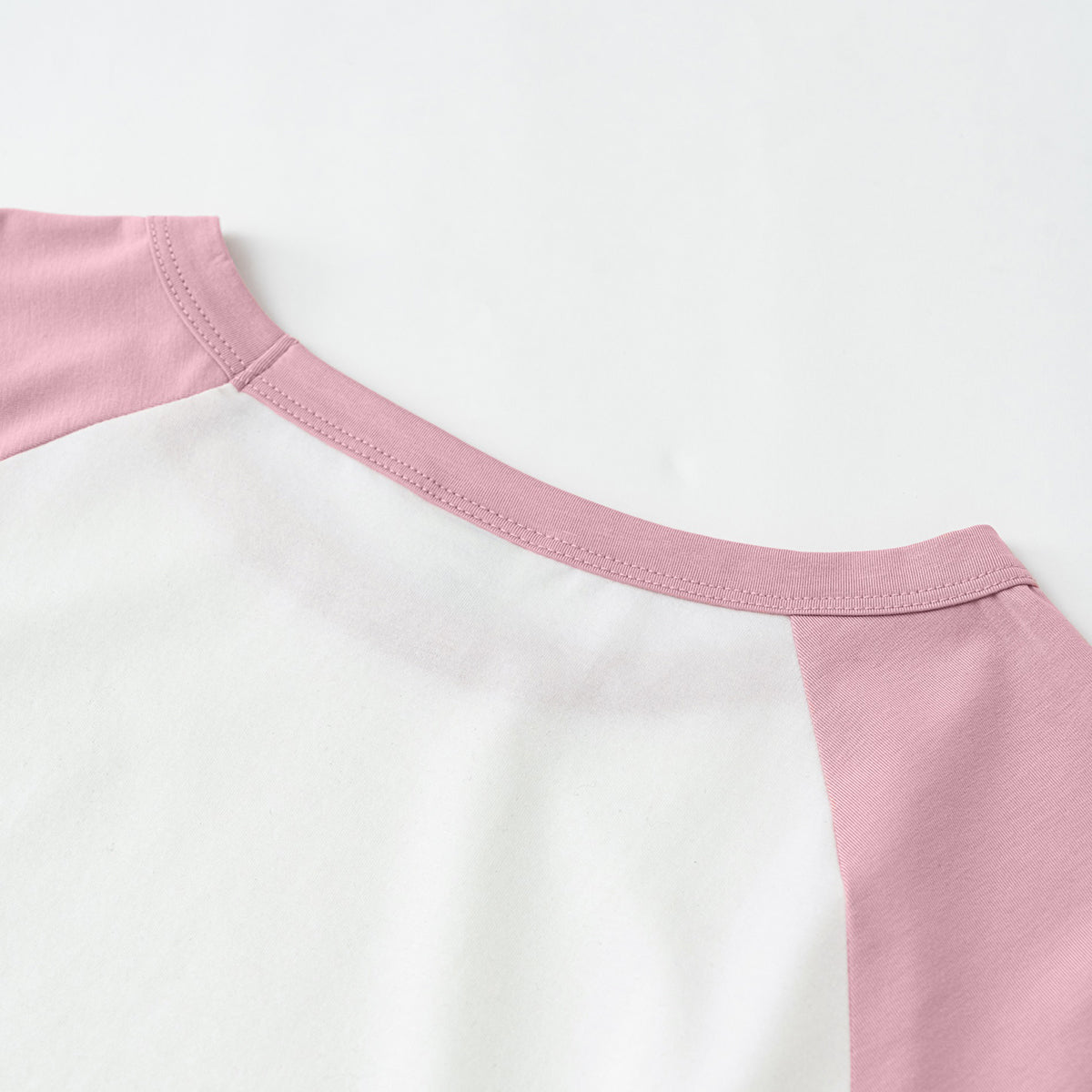 Raglan Cotton Pleated-Waist Tee 4.5oz