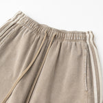 Pantalones cortos deportivos con contraste de color lavado