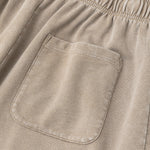 Pantalones cortos deportivos con contraste de color lavado