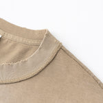 Raw Edge Distressed Muscle Tank 8.55oz