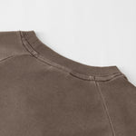 Crew Neck Ribbed Crop T Shirt 8oz