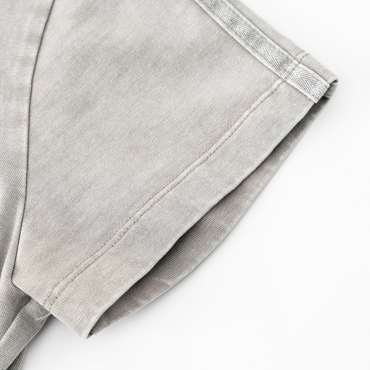 Washed Cotton Pleated Waist Tee 8.55oz