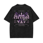 Gothic Butterfly Back Print Tee-INNBLAC Fashion Apparel