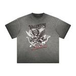 Heavyweight Cupid Sniper Streetwear Graphic Tee-INNBLAC Fashion Apparel