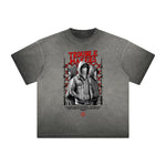 Heavyweight Faded Abstract Pattern Tee-INNBLAC Fashion Apparel