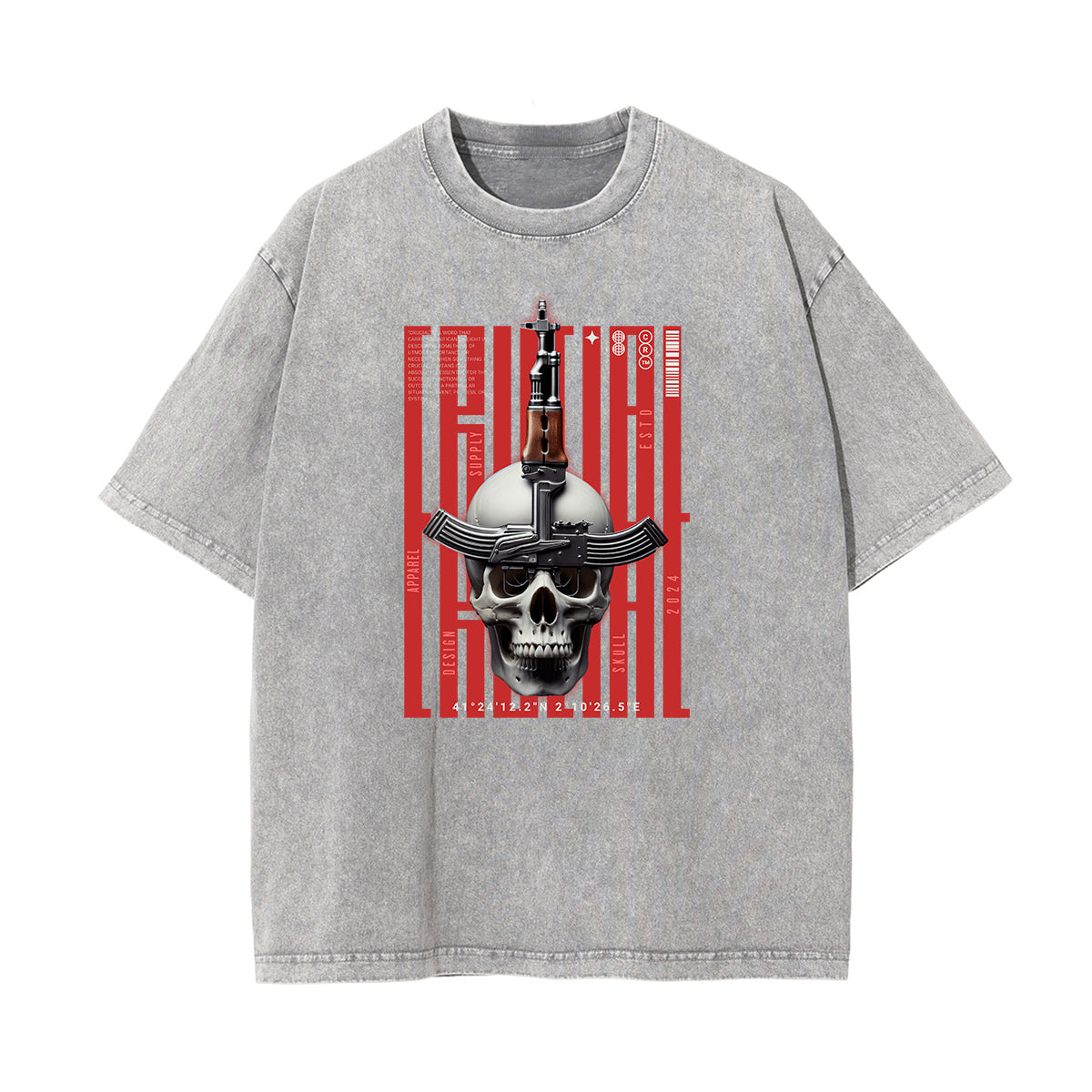 Street Art Abstract Graphic Tee-INNBLAC Fashion Apparel