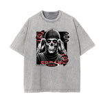 Street Style Abstract Graphic Tee-INNBLAC Fashion Apparel