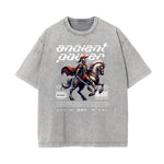 Washed Streetwear Aesthetic Graphic Tee-INNBLAC Fashion Apparel
