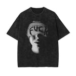 Face Blurred Design Graphic Tee-INNBLAC Fashion Apparel