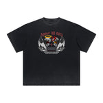 Heavyweight Street Style Angel Graphic Tee-INNBLAC Fashion Apparel