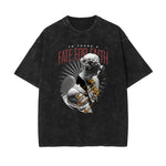 Street Style Angel Pattern Tee-INNBLAC Fashion Apparel