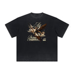 Heavyweight Celestial & Angel Pattern Tee-INNBLAC Fashion Apparel