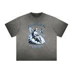 Heavyweight Angel Statue Graphic Tee-INNBLAC Fashion Apparel