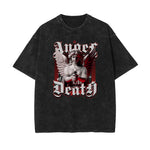 Washed Angel Streetwear Graphic Tee-INNBLAC Fashion Apparel