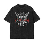Washed Angel Streetwear Graphic Tee-INNBLAC Fashion Apparel