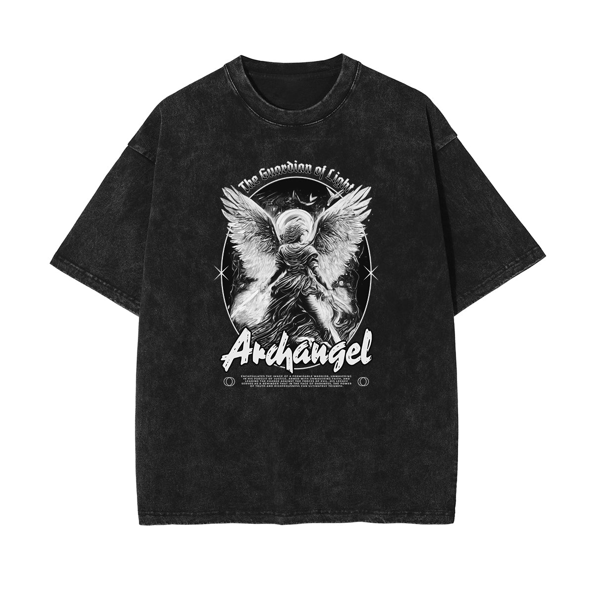 Street Style Angel Pattern Tee-INNBLAC Fashion Apparel