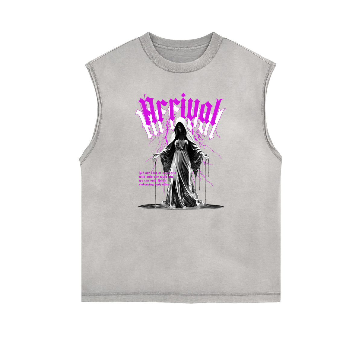 Street Style Angel Pattern Tank Top-INNBLAC Fashion Apparel