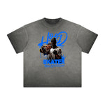 Distressed Gangsta Streetwear Graphic Tee-INNBLAC Fashion Apparel