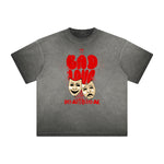 Distressed Gangsta Streetwear Graphic Tee-INNBLAC Fashion Apparel