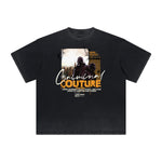 Heavyweight Faded Gangsta Pattern Tee-INNBLAC Fashion Apparel