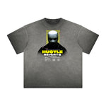 Distressed Gangsta Streetwear Graphic Tee-INNBLAC Fashion Apparel