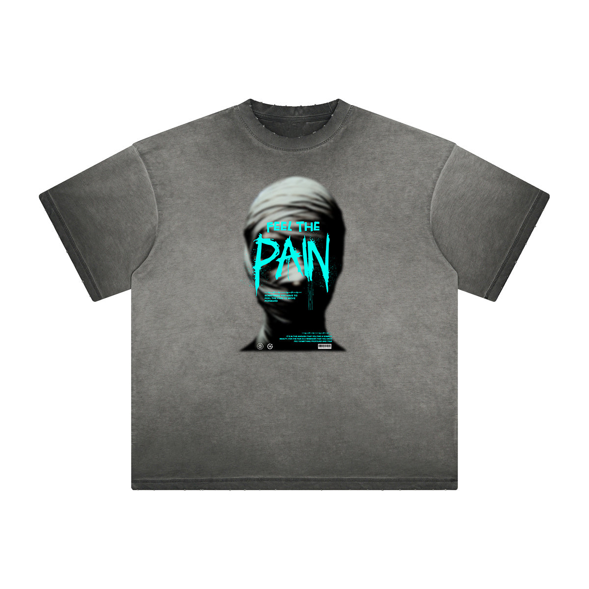 Thick Faded Gangsta Graphic Tee-INNBLAC Fashion Apparel