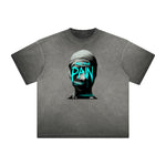 Thick Faded Gangsta Graphic Tee-INNBLAC Fashion Apparel