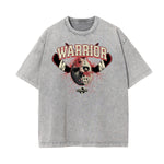 Mid Weight Faded Gangsta Graphic Tee-INNBLAC Fashion Apparel