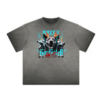 Thick Faded Gangsta Graphic Tee-INNBLAC Fashion Apparel