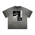 Thick Faded Gangsta Graphic Tee-INNBLAC Fashion Apparel