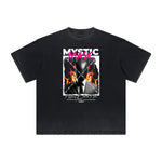 Vintage Frayed Gangsta Pattern Tee-INNBLAC Fashion Apparel