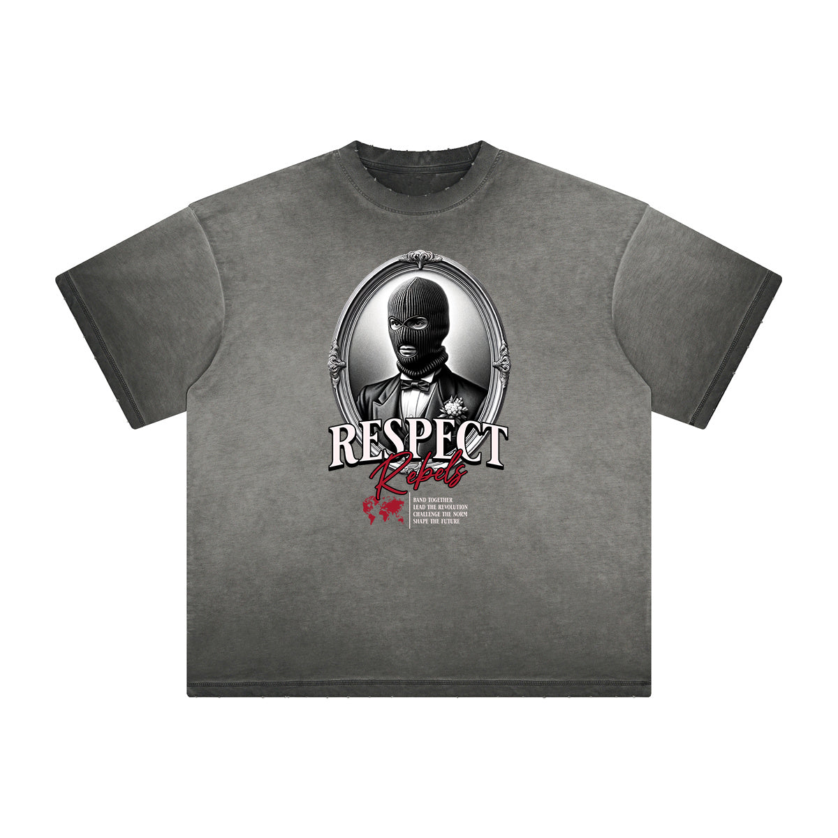 Thick Faded Gangsta Graphic Tee-INNBLAC Fashion Apparel