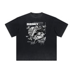 Heavyweight Gangsta Graphic Tee-INNBLAC Fashion Apparel