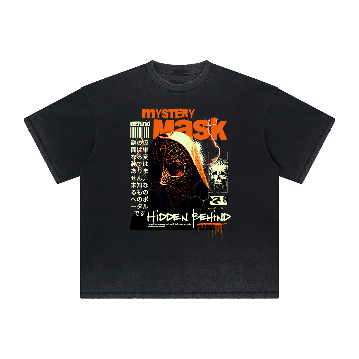 Heavyweight Gangsta Graphic Tee-INNBLAC Fashion Apparel