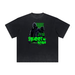 Heavyweight Gangsta Graphic Tee-INNBLAC Fashion Apparel