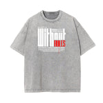 Stone Wash Gangsta Graphic Tee-INNBLAC Fashion Apparel