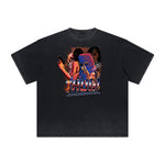 Heavyweight Gangsta Graphic Tee-INNBLAC Fashion Apparel