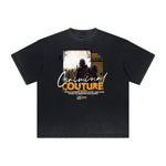 Heavyweight Gangsta Graphic Tee-INNBLAC Fashion Apparel