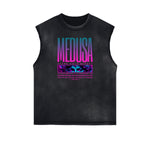 Vanquisher Neon Y2K Graphic Tank Top