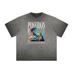 Distressed Vanquisher Neon Y2K Pattern Tee