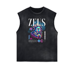 Vanquisher Neon Y2K Graphic Tank Top
