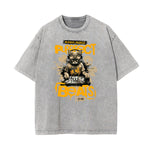 Camiseta gráfica con ilustración descolorida y lavada