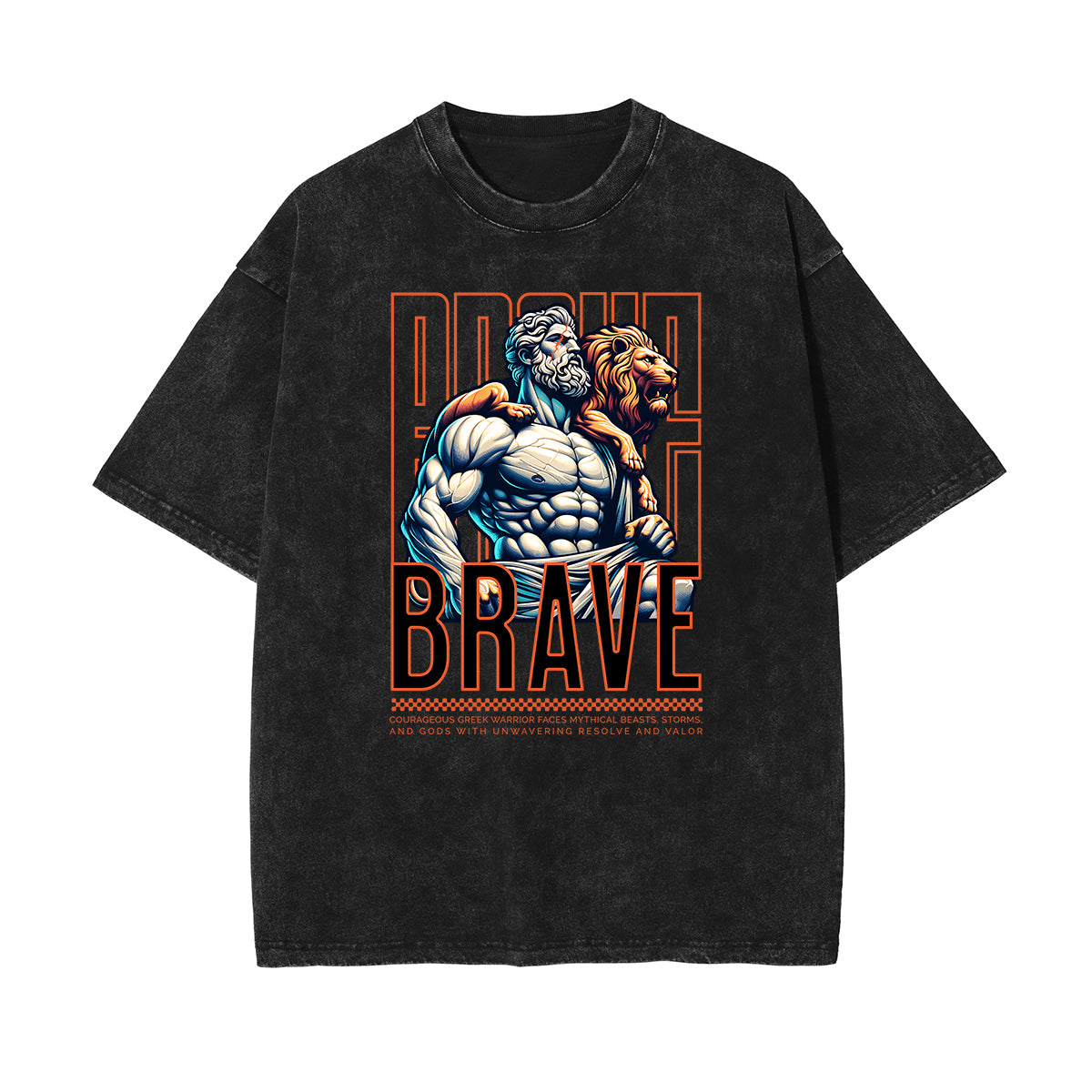 Camiseta con estampado de ángel y celestial descolorido y lavado
