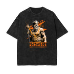 Camiseta gráfica Zeus con lavado a la piedra