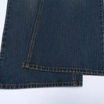 Comfort Fit Vintage Blue Wide Leg Everyday Jeans
